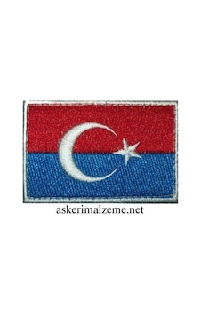 Single Sword Bağımsız Türk Devletleri Ortak Türk Bayrağı Arması Patch, Peç Model Diğer