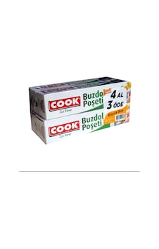 Cook Küçük Boy Buzdolabı Poşeti 30'lu 4 Paket 20 x 30 CM Cook Küçük Boy Buzdolabı Poşeti 30'lu 4 Paket 20 x 30 CM