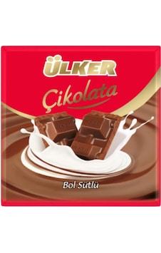 Ülker Bol Sütlü Kare Çikolata 12 x 60 G Ülker Bol Sütlü Kare Çikolata 12 x 60 G