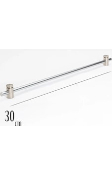 30 Cm Metalik Gri Rustik 1 Adet Briz Çubuk 2 Adet Başlık 30 Cm Metalik Gri Rustik 1 Adet Briz Çubuk 2 Adet Başlık