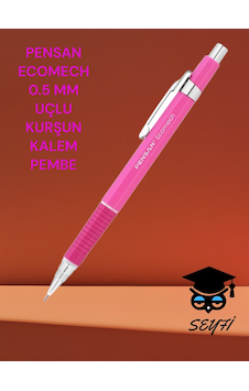 Ecomech 0.5 Mm Uçlu Kurşun Kalem Versatil Kalem Pembe Ecomech 0.5 Mm Uçlu Kurşun Kalem Versatil Kalem Pembe