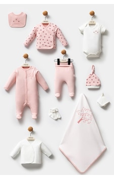 Moi Noi Baby Desenli 10'lu Hastane Çıkışı Zıbın Seti Yenidoğan Mnb2083 Moi Noi Baby Desenli 10'lu Hastane Çıkışı Zıbın Seti Yenidoğan Mnb2083