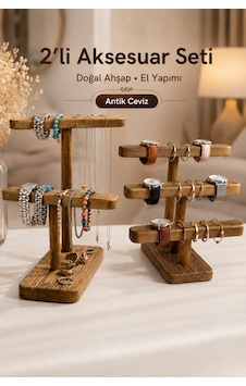 Makyaj Organizeri Seti Ahşap Takı Standı Kolye Saat Küpe Bileklik Düzenleyici Ahşap Ahşap Makyaj Organizeri Seti Ahşap Takı Standı Kolye Saat Küpe Bileklik Düzenleyici Ahşap Ahşap