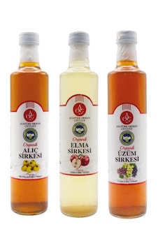 Atatürk Orman Çiftliği Sirke Seti Elma, Üzüm, Alıç 3 Lü 3 X 500 Ml Atatürk Orman Çiftliği Sirke Seti Elma, Üzüm, Alıç 3 Lü 3 X 500 Ml