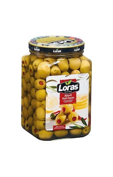Loras 181 - 200 KB Biber Dolgulu Yeşil Zeytin Cam 900 G Loras 181 - 200 KB Biber Dolgulu Yeşil Zeytin Cam 900 G