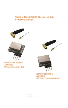 868mhz Ask/ook Rf Alıcı Verici Seti Ntxrx04cfscs8-set 868mhz Ask/ook Rf Alıcı Verici Seti Ntxrx04cfscs8-set