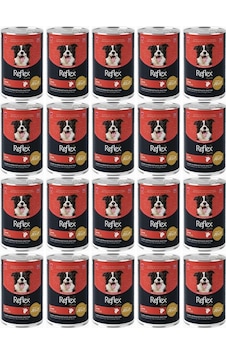 Reflex Plus Jöle İçinde Et Parçacıklı Kuzu Etli Yetişkin Köpek Maması 20 x 400 G Reflex Plus Jöle İçinde Et Parçacıklı Kuzu Etli Yetişkin Köpek Maması 20 x 400 G