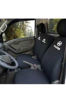 Hyundai H-100 Siyah Penye Oto Koltuk Kılıfı - Marka Logo Baskılı Hyundai H-100 Siyah Penye Oto Koltuk Kılıfı - Marka Logo Baskılı
