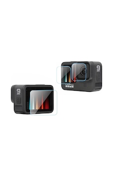 Gopro Hero 9/10 Tamperli 3 Parça Kırılmaz Ekran Koruyucu