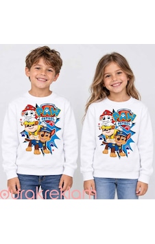 Paw Patrol Chase Marshall Rubble Dtf Transfer Baskı Çocuk Tişört Ve Sweatshirt Baskısı Paw Patrol Chase Marshall Rubble Dtf Transfer Baskı Çocuk Tişört Ve Sweatshirt Baskısı