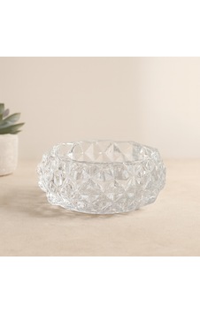 Yuvarlak Cam Küllük 12.8 Cm Diamond Kristal Yuvarlak Cam Küllük 12.8 Cm Diamond Kristal