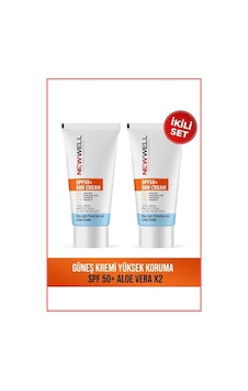 2 Adet Güneş Kremi Yüksek Koruma Spf 50+ Aloe Vera 2 Adet Güneş Kremi Yüksek Koruma Spf 50+ Aloe Vera