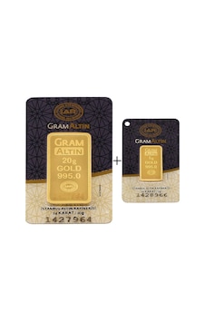 25 Gram 24 Ayar Külçe Altın (20+5)