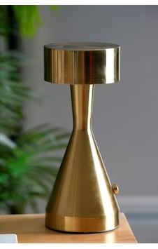 Acar Dekoratif Gold Metal Masa Lambası - 22 Cm Acr-490 Gold Acar Dekoratif Gold Metal Masa Lambası - 22 Cm Acr-490 Gold