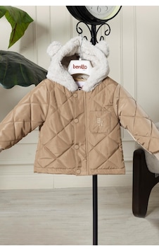 Benitto Kids Benittokids Erkek Bebek Çocuk Kulaklı Kapüşonlu Mont 51323 Camel Benitto Kids Benittokids Erkek Bebek Çocuk Kulaklı Kapüşonlu Mont 51323 Camel