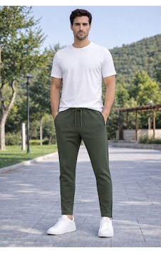 Alexandergardi Alexandergardı İki İplik Eşofman Altı haki Alexandergardi Alexandergardı İki İplik Eşofman Altı haki