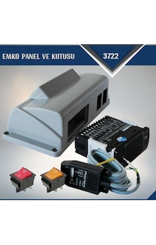 Emko 3722 Isı-Nem-Motor Çevirme Cihazı (2 Işıklı Anahtar ve Panel