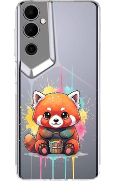 Tecno Pova Neo 2 İle Uyumlu Splash Tilki Tasarımlı Şeffaf Silikon Kılıf Şeffaf Tecno Pova Neo 2 İle Uyumlu Splash Tilki Tasarımlı Şeffaf Silikon Kılıf Şeffaf