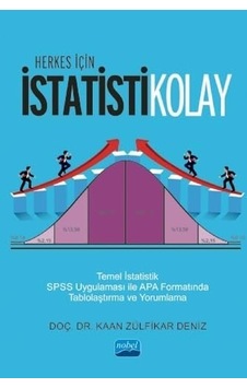 Herkes İçin İstatistikolay - Renkli Anlatım: İstatistik Spss Uygulaması İle Apa Formatında Tablolaştırma Ve Yorumlama Kapak Değişebilir Sku: Zeusstk75a80839f3 Herkes İçin İstatistikolay - Renkli Anlatım: İstatistik Spss Uygulaması İle Apa Formatında Tablolaştırma Ve Yorumlama Kapak Değişebilir Sku: Zeusstk75a80839f3