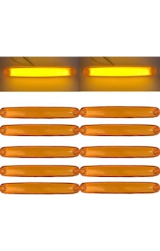 Ahmet Otomotiv 10 Adet Yeni Neon 9 Ledli Parmak Led 12v-24v