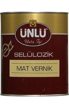 Ünlü Selülozik Ipek Mat Vernik 0,75L Ünlü Selülozik Ipek Mat Vernik 0,75L