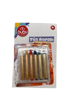 Bu-bu Yüz Boyası 6 Renk Çok Renkli Bu-bu Yüz Boyası 6 Renk Çok Renkli