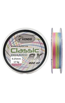 Kendo Classic 8x 0.25mm 300m Multicolor Örgü İp Misina
