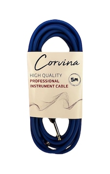 Corvina 5 Metre Mavi Jak Enstrüman Kablosu Corvina 5 Metre Mavi Jak Enstrüman Kablosu