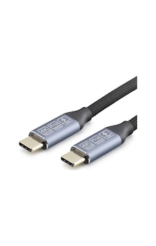 Type-c Usb 3.2 Gen2 20 Gbps 100w 4k 60hz Şarj Ve Data Kablosu 0.5 M Siyah Hdx7880 Diğer