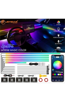 Unıversal Spectra Magıc Color 64 Renk Ic Aydınlatma Seti Ambıyans Aydınlatma - Joyecar Joy-alspc01 Unıversal Spectra Magıc Color 64 Renk Ic Aydınlatma Seti Ambıyans Aydınlatma - Joyecar Joy-alspc01