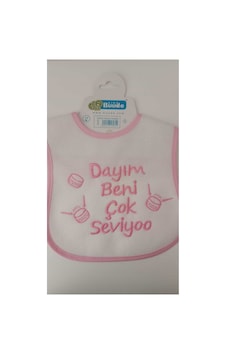 My Baby Kumsal Su Geçirmez Dayım Beni Çok Seviyor Baskılı Bebek Mama Önlüğü My Baby Kumsal Su Geçirmez Dayım Beni Çok Seviyor Baskılı Bebek Mama Önlüğü
