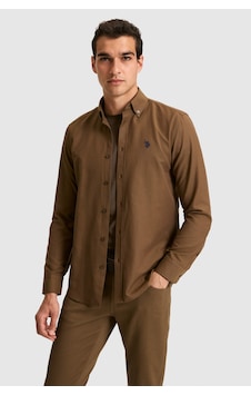 U.s. Polo Assn. Erkek Kahverengi Gömlek Basic 50324708-vr029