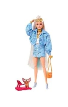 Mattel Barbie Extra Mavi Takımlı Bebek Mattel Barbie Extra Mavi Takımlı Bebek