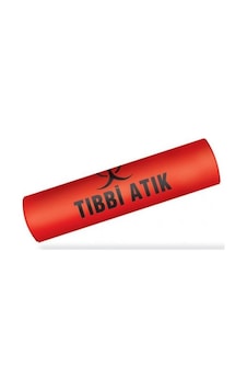 Aura Battal Boy Atık Torbası 10 Adet Kırmızı 75 x 90 CM