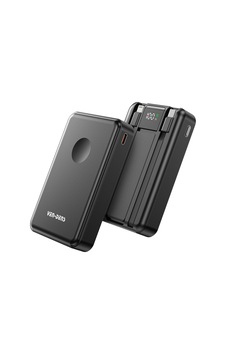 Ven-dens Vd-pb074 10000 Mah Qi Kablosuz Hızlı Şarj Powerbank, 15 W Kablosuz Çıkış, Type-c Ve, Siyah