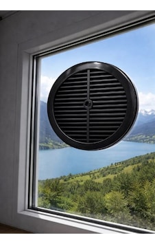 Siyah Doğalgaz Cam Menfez Havlandırma Kapağı Siyah Doğalgaz Cam Menfez Havlandırma Kapağı