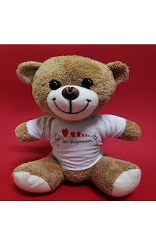 Seni Seviyorum Temalı Peluş Ayıcık Seni Seviyorum Temalı Peluş Ayıcık