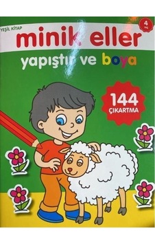 Minik Eller Yapıştır Ve Boya - Yeşil Kitap Minik Eller Yapıştır Ve Boya - Yeşil Kitap