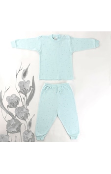 Sebi Bebe Mini Çiçekli Pijama Takımı 9127 Fıstık Yeşili Sebi Bebe Mini Çiçekli Pijama Takımı 9127 Fıstık Yeşili