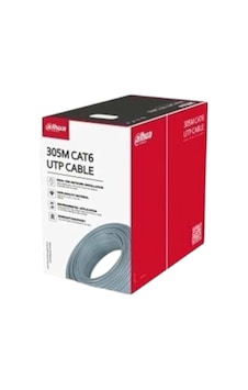 Dahua Pfm922ı-6un-c 305 Metre 23awg Gri Cca Cat6 Kablo Dahua Pfm922ı-6un-c 305 Metre 23awg Gri Cca Cat6 Kablo