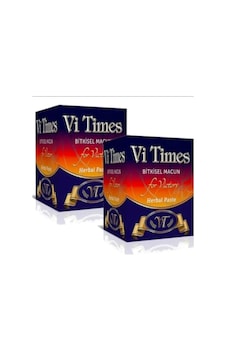 2 Kutu Vi Times Bitkisel Besin Takviyesi Ballı Karışım 230 G x 2