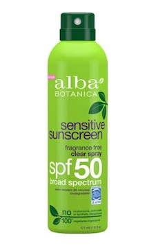 Alba Botanica Sensitive Sunscreen Clear Spray Spf50 148 Ml