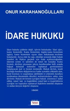 İdare Hukuku Onur Karahanoğulları