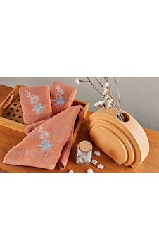 Marie Claire Petra 3' Lü El Havlusu Set Kiremit Mc061487 Marie Claire Petra 3' Lü El Havlusu Set Kiremit Mc061487