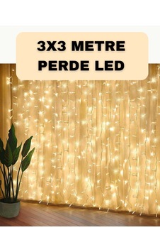 Dekoratif 3x3 Led Perde Işık Şelale Tasarım Enerji Tasarruflu Dekoratif 3x3 Led Perde Işık Şelale Tasarım Enerji Tasarruflu
