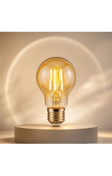 A6 Led Filament Ampul 6w 2700k Amber Cam Sarı Işık 600 Lümen Tekli A6 Led Filament Ampul 6w 2700k Amber Cam Sarı Işık 600 Lümen Tekli