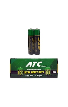 Atc R03 Ultra Heavy Duty AAA İnce Kalem Pil 2'li Atc R03 Ultra Heavy Duty AAA İnce Kalem Pil 2'li
