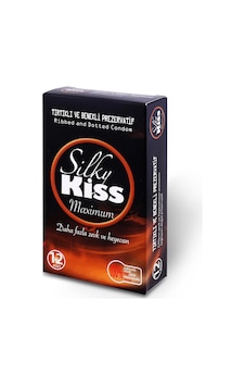 Silky Kiss Maximum Tırtıklı ve Benekli Prezervatif 12'li Silky Kiss Maximum Tırtıklı ve Benekli Prezervatif 12'li