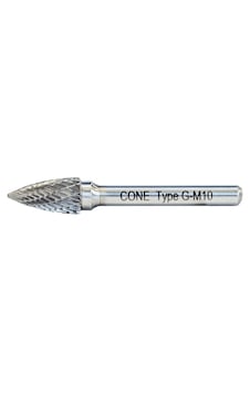 Cone Cone G Tipi Sivri Kavisli Karbür Kalıpçı Frezeleri 8mm Cone Cone G Tipi Sivri Kavisli Karbür Kalıpçı Frezeleri 8mm