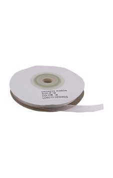 Organze Kurdele 6 Mm 22 Metre Beyaz N11.1382